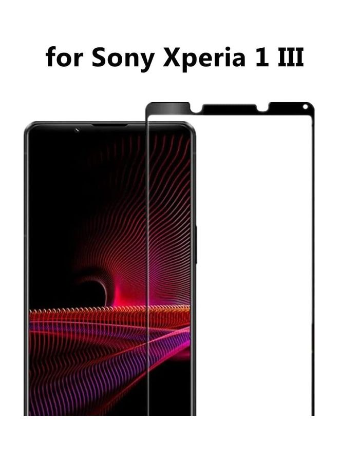 MARGOUN Screen Protector HD Full Coverage For Sony Xperia 1 III Clear/Black - Image 3