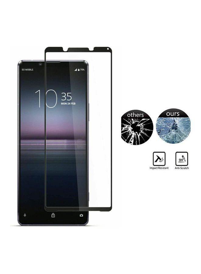 MARGOUN 2-Piece Screen Protector HD Full Coverage For Sony Xperia 10 III Clear/Black - Image 3