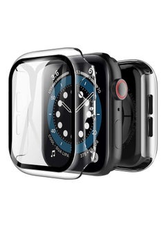 Protective Case With Tempered Glass Screen Protector For Apple Watch 40mm Clear - v1638187533/N52060460A_1