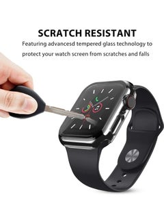 Protective Case With Tempered Glass Screen Protector For Apple Watch 40mm Clear - v1638187533/N52060460A_4