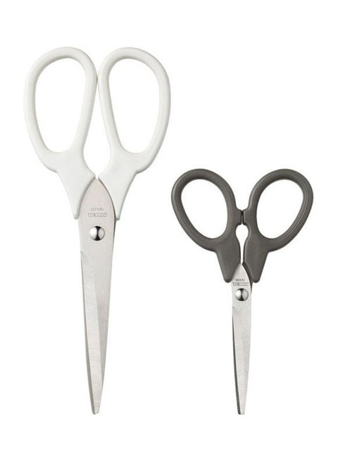 Unique Scissors Set Of 2 White 9*2*26cm