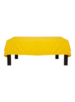 Hotel Linen Klub Dobby Jacquard Table Cover Yellow 140x140cm  - Image 4