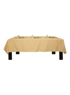Hotel Linen Klub Dobby Jacquard Table Cover Beige 140x260cm  - Image 2