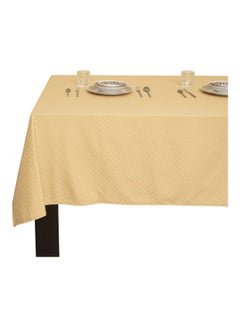 Hotel Linen Klub Dobby Jacquard Table Cover Beige 140x260cm  - Image 3