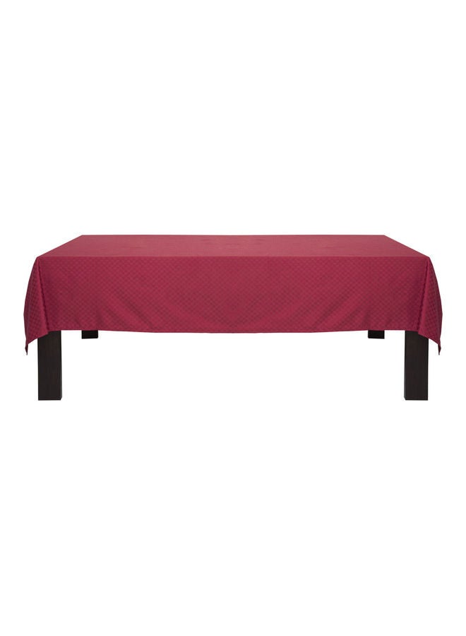Hotel Linen Klub Dobby Jacquard Table Cover Maroon 140x220cm  - Image 4