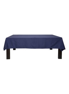 Hotel Linen Klub Dobby Jacquard Table Cover Navy 140x140cm  - Image 4