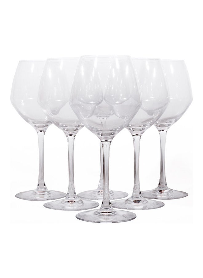 Chef & Sommelier 6-Piece Cabernet Vins Jeunes Stem Glass Set Clear 470ml - Image 1