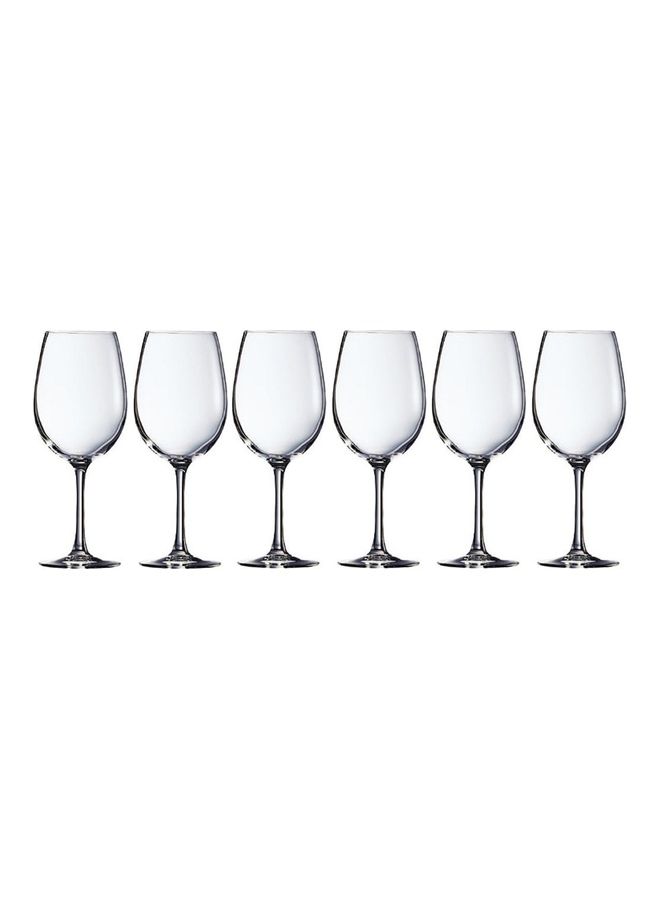 Chef & Sommelier 6-Piece Cabernet Tulipe Stem Glass Set Clear 750ml - Image 1