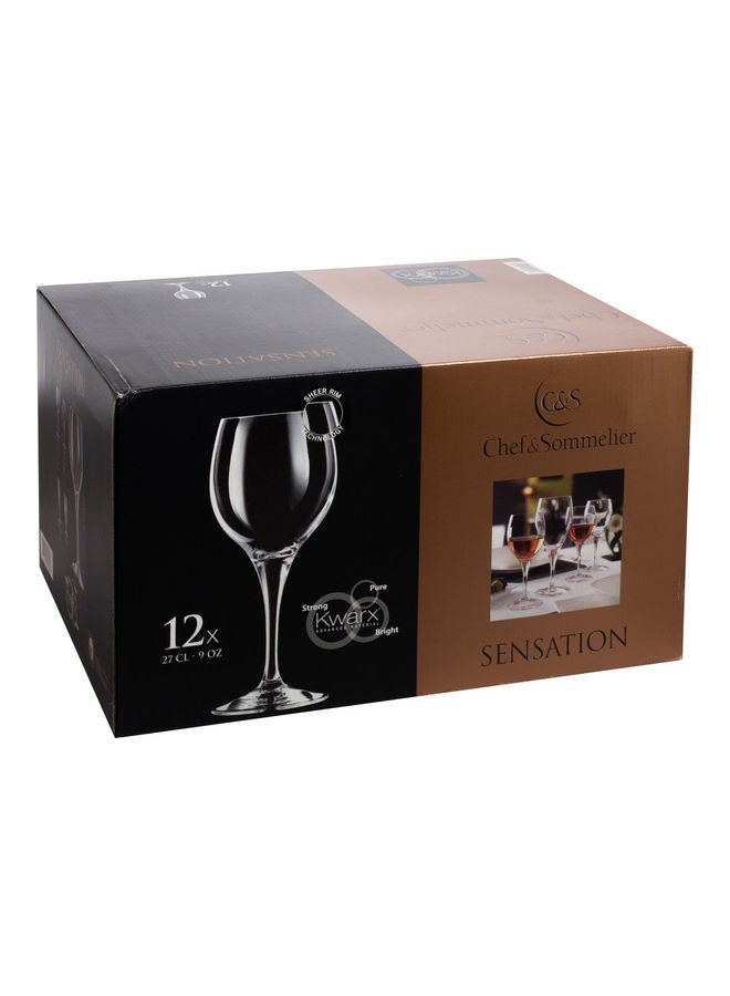 Chef & Sommelier - 12-Piece Sensation Glass Set Clear 270ml - Image 1