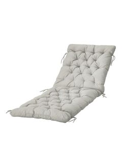 Sun Lounger Cushion Grey 190x60cm