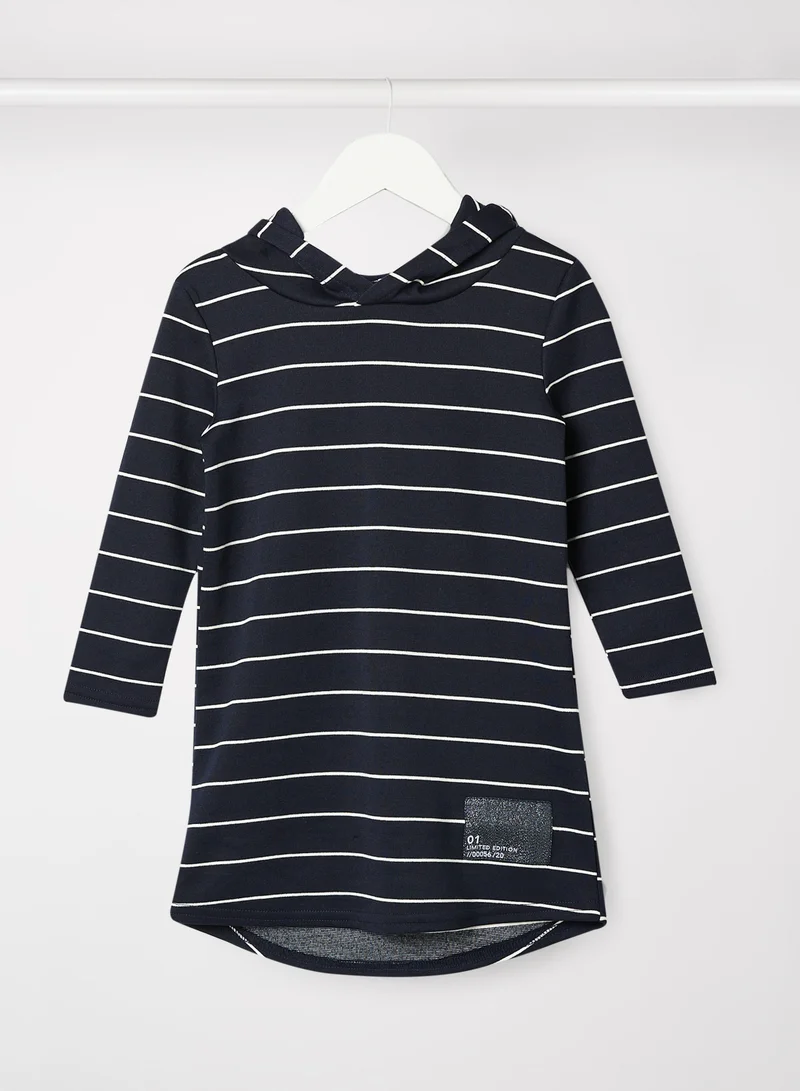 ONLY Kids Unisex Hoodie Dress Blue