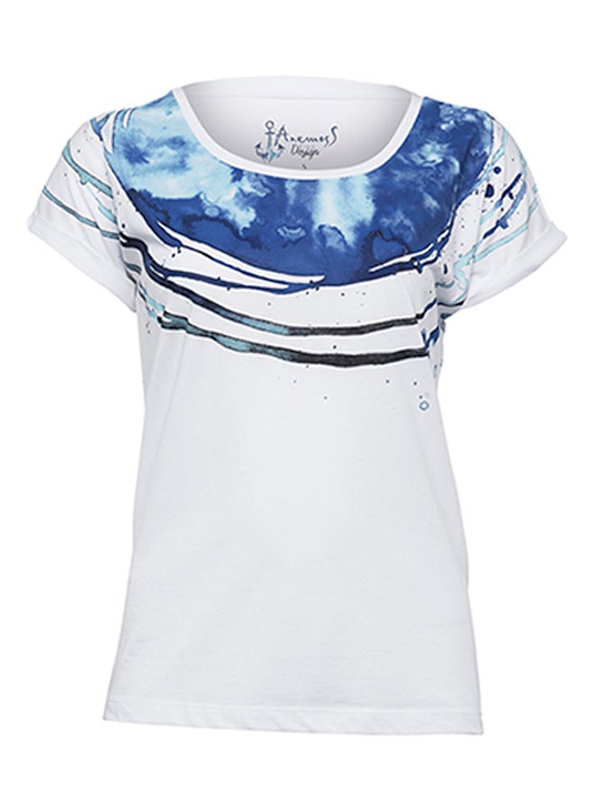 Biggdesign - Special Artist Design Printed T-Shirt White - Image 1