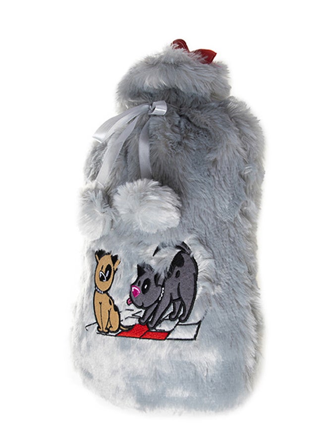 Biggdesign Hot Water Bag With Soft Plush Cover For Pain Relief  - Image 3