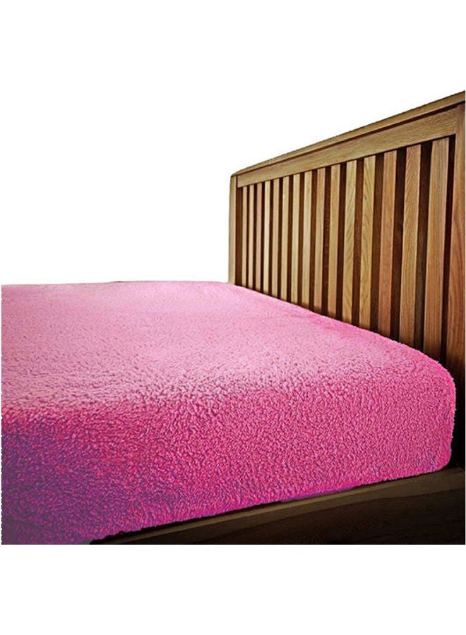 snooze Winter Bed Blanket Fitted Fleece Fur Kashmir 200x200x30cm 