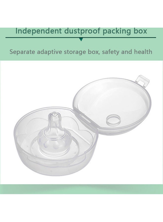 2-Piece Feeding Nipple Protective Cover Set