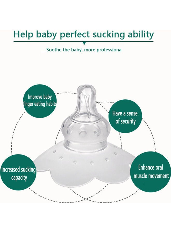 2-Piece Feeding Nipple Protective Cover Set