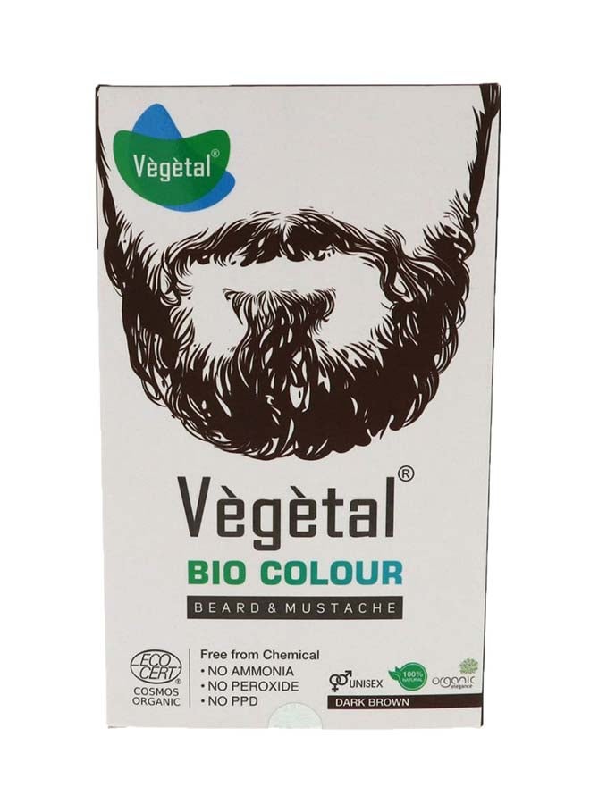 Vegetal Beard And Mustache Bio Color Dark Brown 100grams