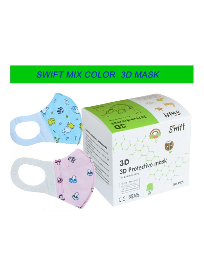 Swift 50 Pieces 3D Protective Mask  - Image 2
