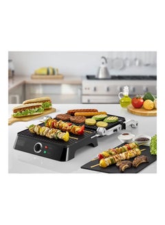 BLACK+DECKER Contact Grill With Full Flat Grill For Barbeque 1400.0 W CG1400-B5 Black  - Image 3