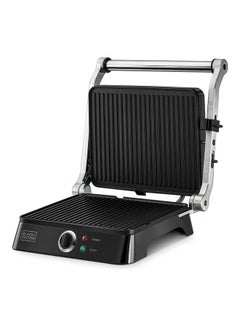 BLACK+DECKER Contact Grill With Full Flat Grill For Barbeque 1400.0 W CG1400-B5 Black  - Image 4