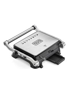 BLACK+DECKER Contact Grill With Full Flat Grill For Barbeque 1400.0 W CG1400-B5 Black  - Image 5