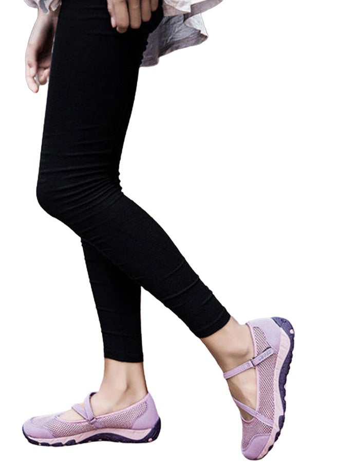 Beauenty Round Toe Hook And Loop Closure Comfort Shoes Purple - Image 3