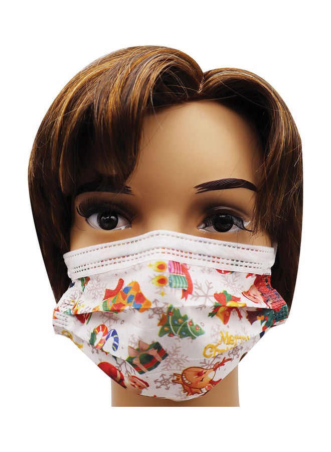 MedOne - 20-Piece Disposable 3 Ply Face Mask Combo Pack Blue For Kids And Red For Adults - Image 1