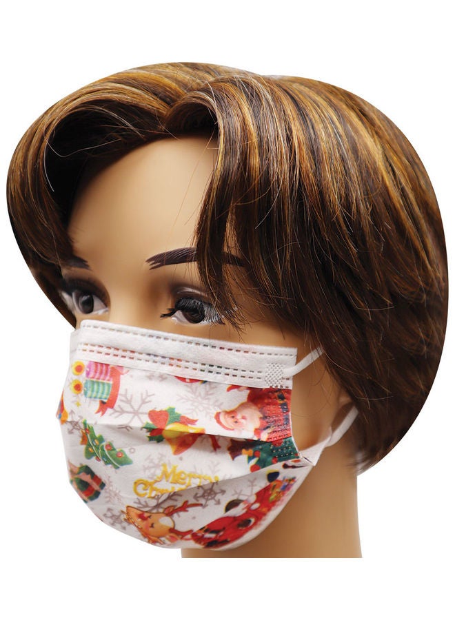 MedOne - 10-Piece  Disposable 3 Ply Face Mask For Adults - Image 1