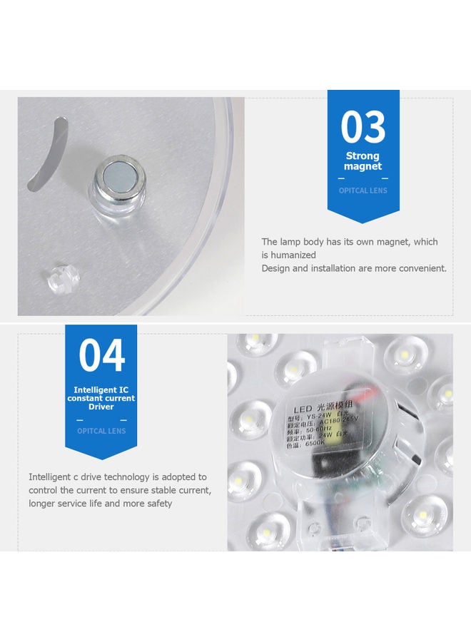 Generic - Retrofit Light Kit For Ceiling Light Module Bulb White 20.00X3.00X20.00cm - Image 1