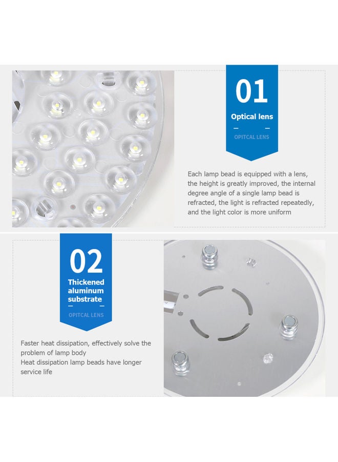 Generic - Retrofit Light Kit For Ceiling Light Module Bulb White 20.00X3.00X20.00cm - Image 1