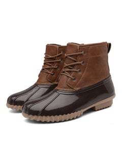 Beauenty Super Light Snow Hunting  Cow Boy Boots Brown/Beige  - Image 1