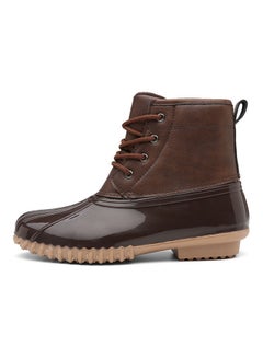 Beauenty Super Light Snow Hunting  Cow Boy Boots Brown/Beige  - Image 2