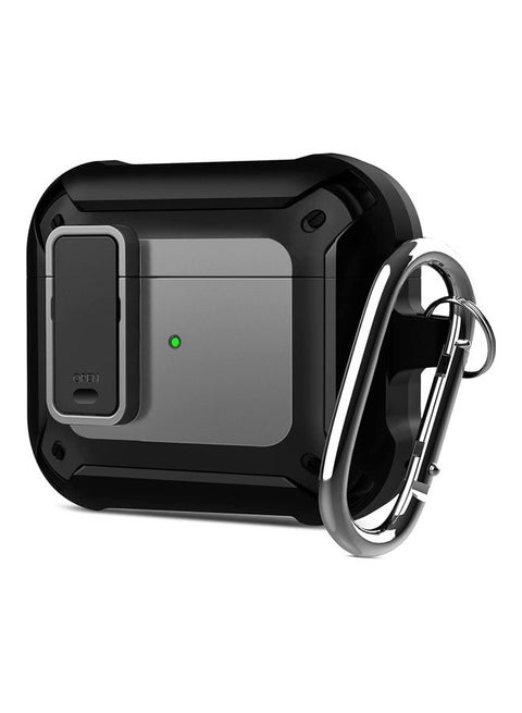 Apple AirPods Pro Case Cover With Keychain Black