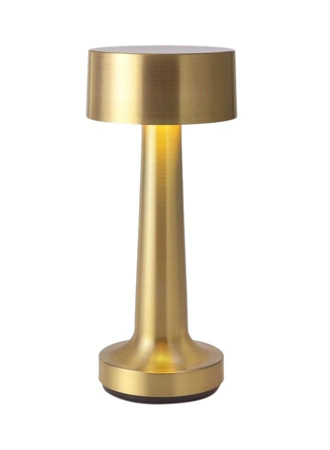 LED Portable Battery Table Light Gold 9 x 21cm - Image 1