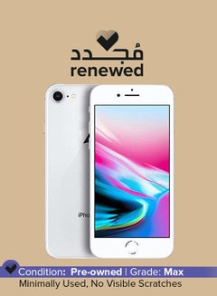 Renewed - iPhone 8 64GB Silver 4G With Facetime
