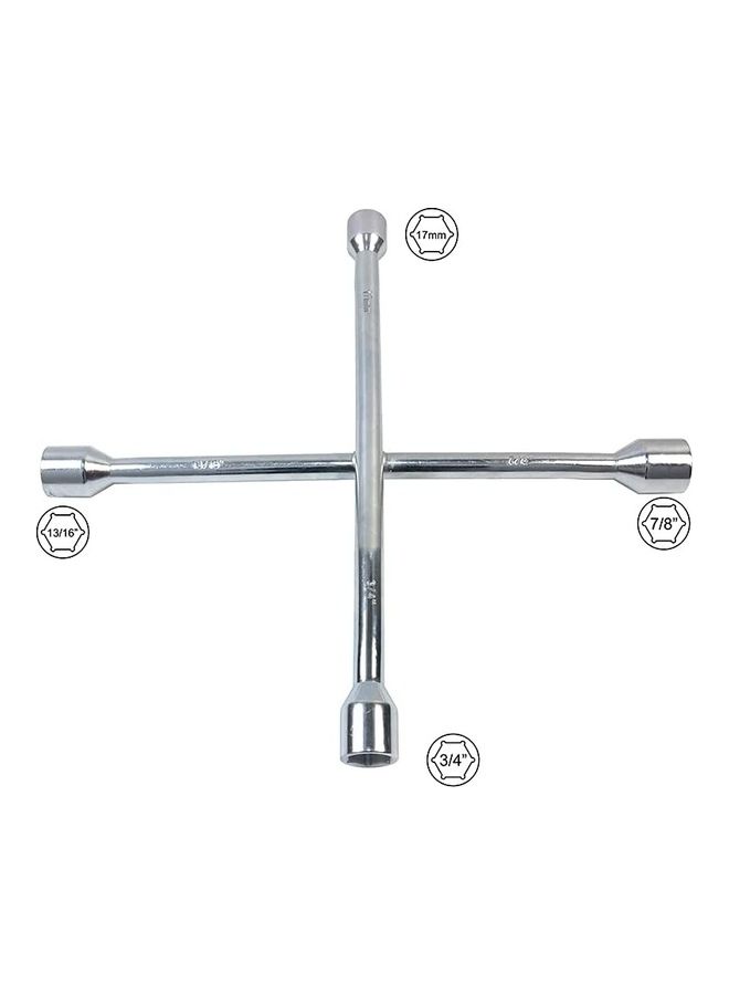 YONK 4 Way Car Wheel Screws Wrench Brace Spanner - Image 2