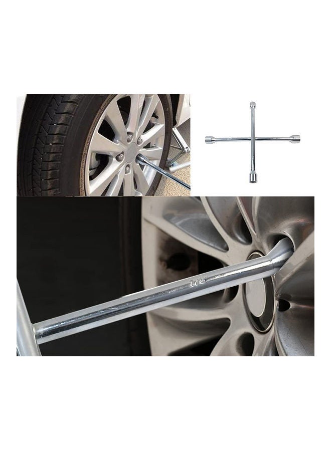 YONK 4 Way Car Wheel Screws Wrench Brace Spanner - Image 4