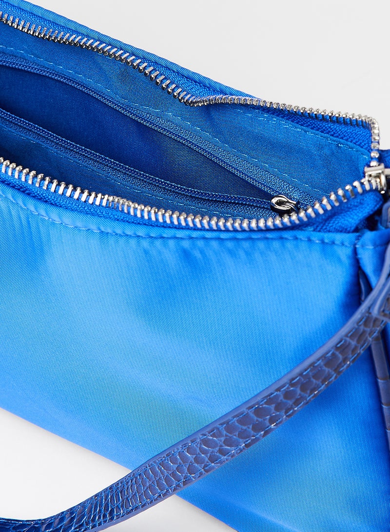 Pimkie - Chain Detail Shoulder Bag Blue - Image 1