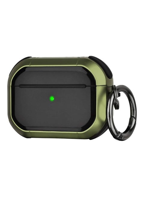Apple AirPods Pro Case Cover With Keychain Green