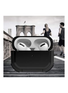 Generic Apple AirPods Pro Case Cover With Keychain Black  - Image 2
