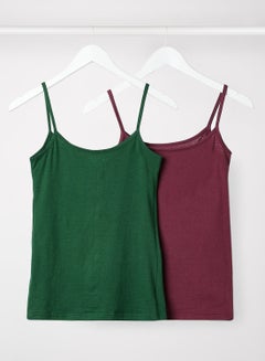 Dark Green/Maroon