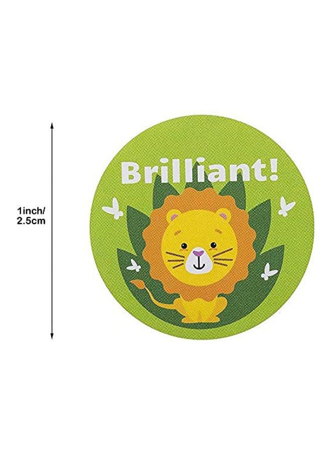 S-Color - 500-Piece Teacher Motivational Stickers for Kids ‎8.6 x 7.7 x 3.3cm - Image 1