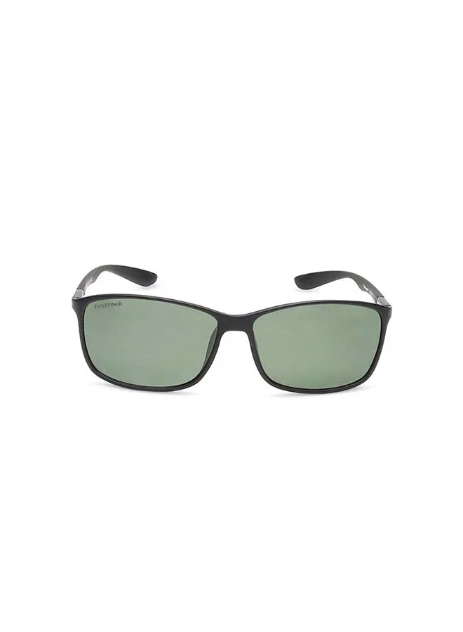 fastrack Green Square Polarized Sunglasses for Men