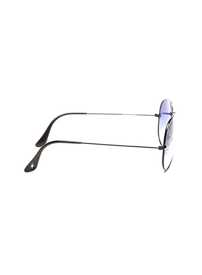 fastrack Pilot Shiny Black 100% UV Protected Sunglasses for Guys