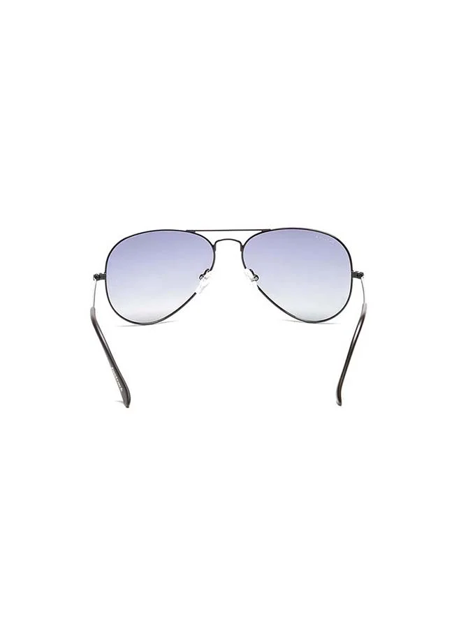 fastrack Pilot Shiny Black 100% UV Protected Sunglasses for Guys