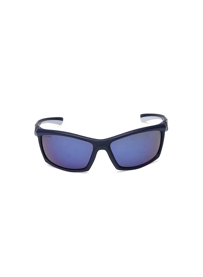 fastrack Black Wraparound Men Sunglasses (P395BU3|64)
