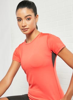 ONE/ZERO Women's T-Shirt Red  - Image 3