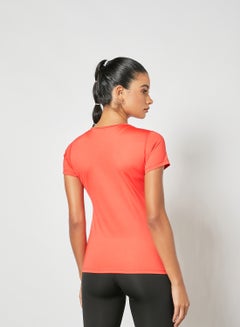 ONE/ZERO Women's T-Shirt Red  - Image 4