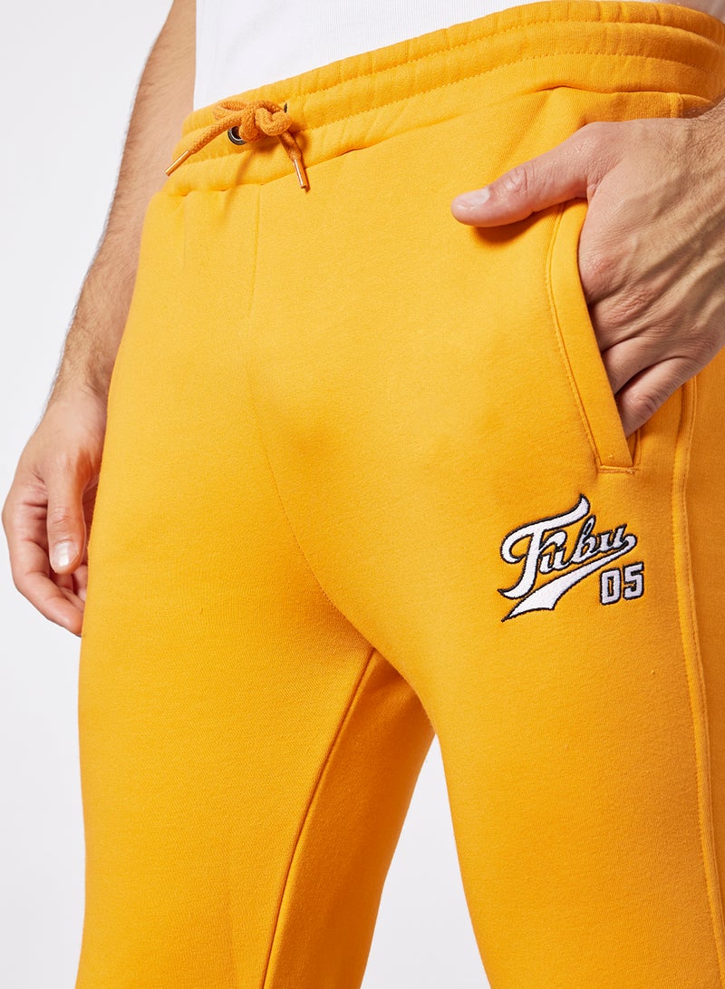 FUBU - Varsity SSL Joggers Orange - Image 1