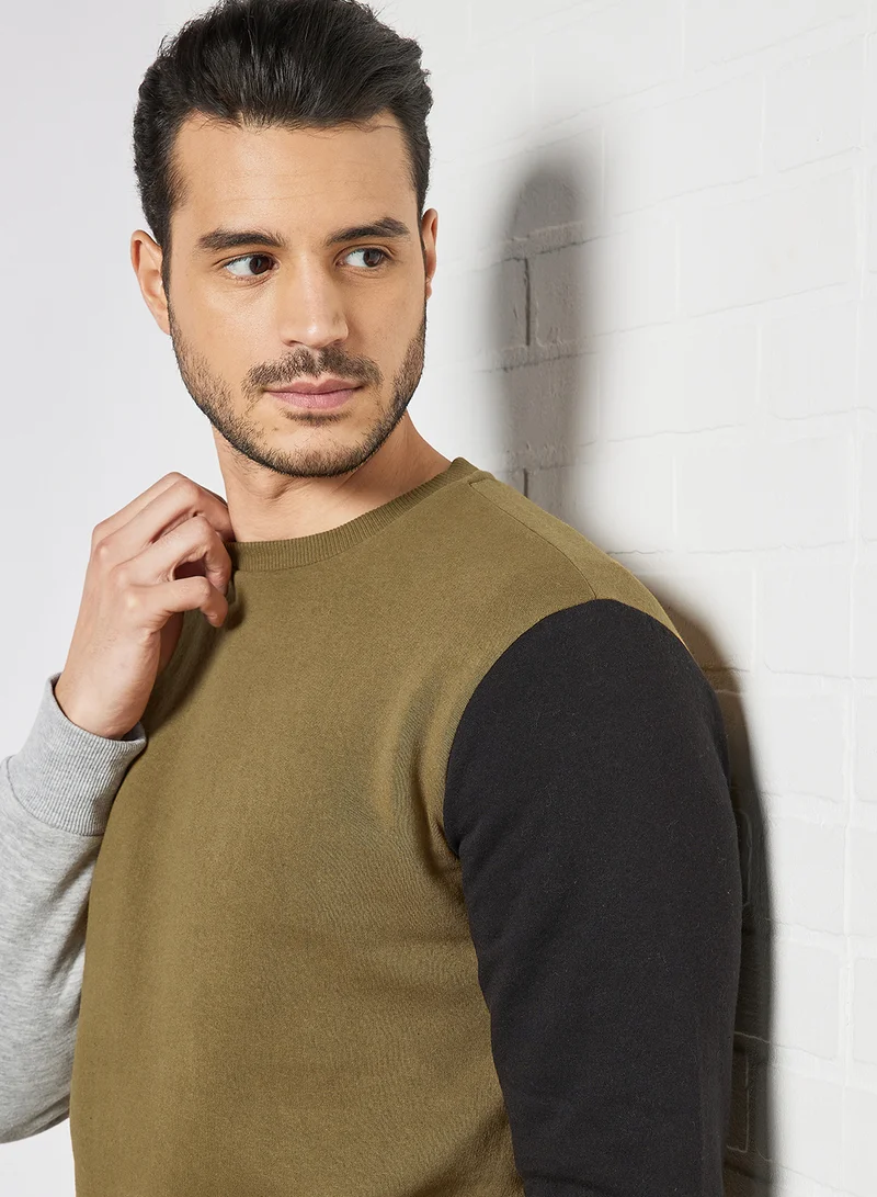 Only & Sons Colourblock Sweatshirt